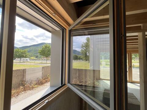 Fenêtre mixte bois/alu à Wihr-au-Val