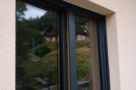 Fenêtre en mixte bois:alu sur mesure près de Colmar