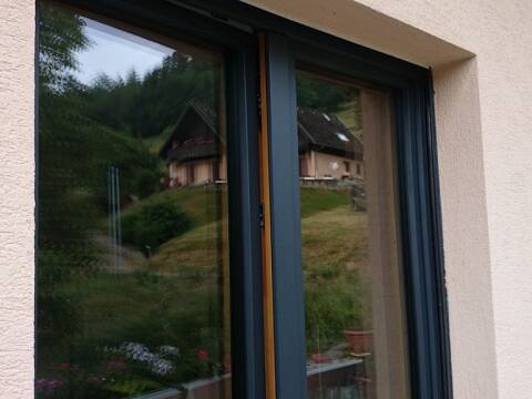 Fenêtre en mixte bois:alu sur mesure près de Colmar