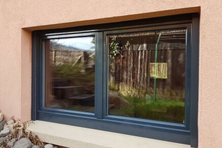 Fenêtre en mixte bois:alu sur mesure près de Colmar