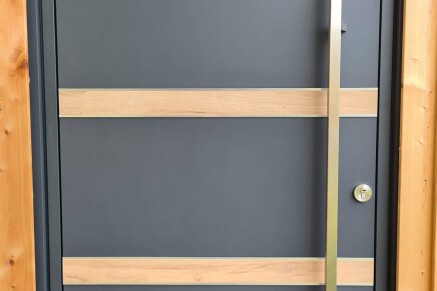 Porte d'entrée aluminium sur mesure à Herrlisheim près-Colmar