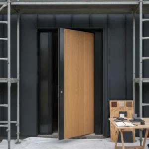 Devis et prix porte d'entrée bois alu - ATELIER FRITSCH - prix porte entree bois alu
