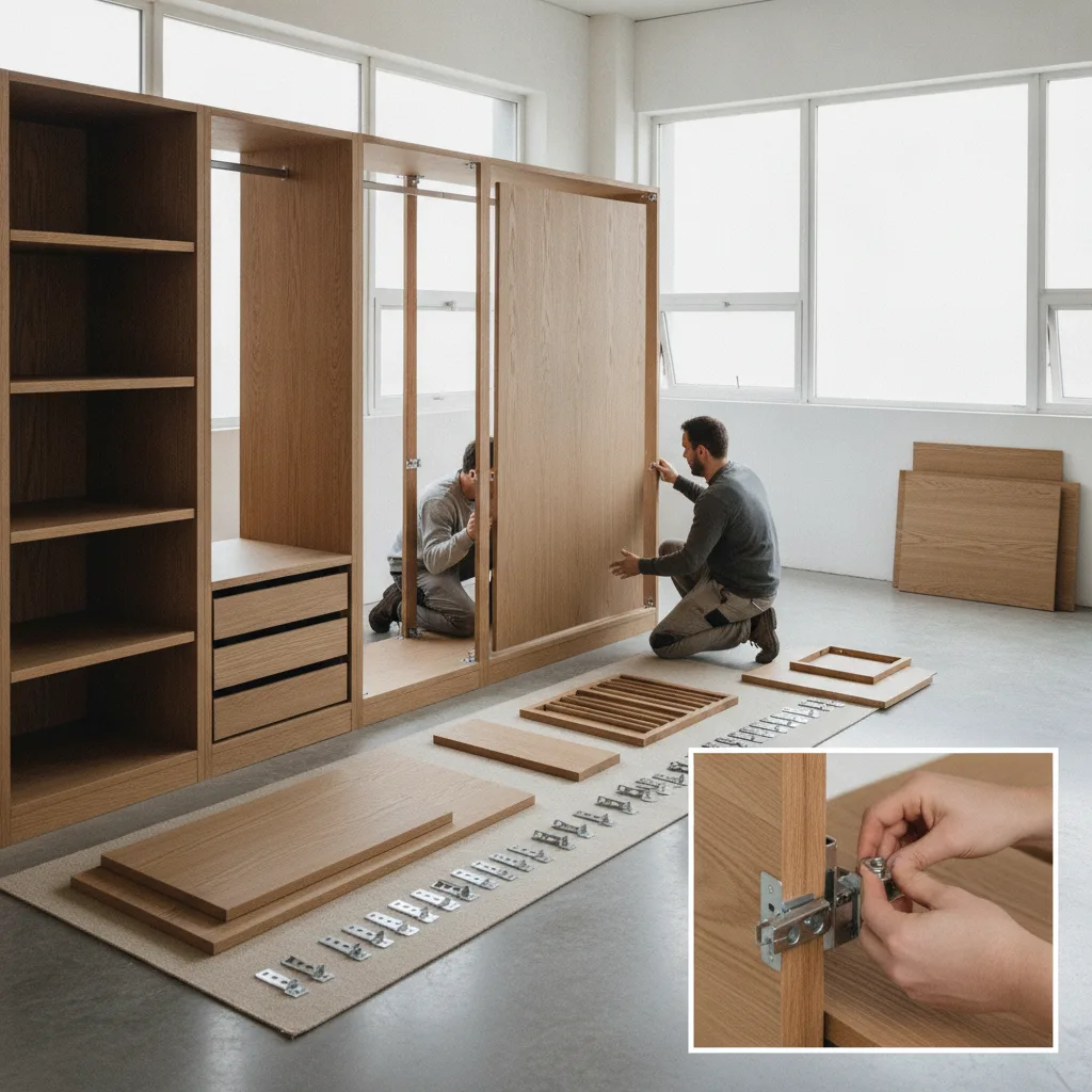 dressing bois massif sur mesure