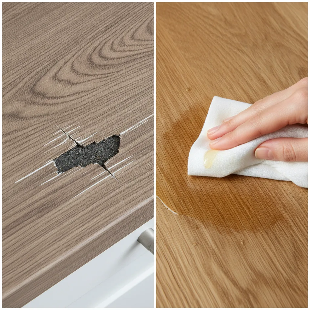 cuisine bois massif vs stratifié