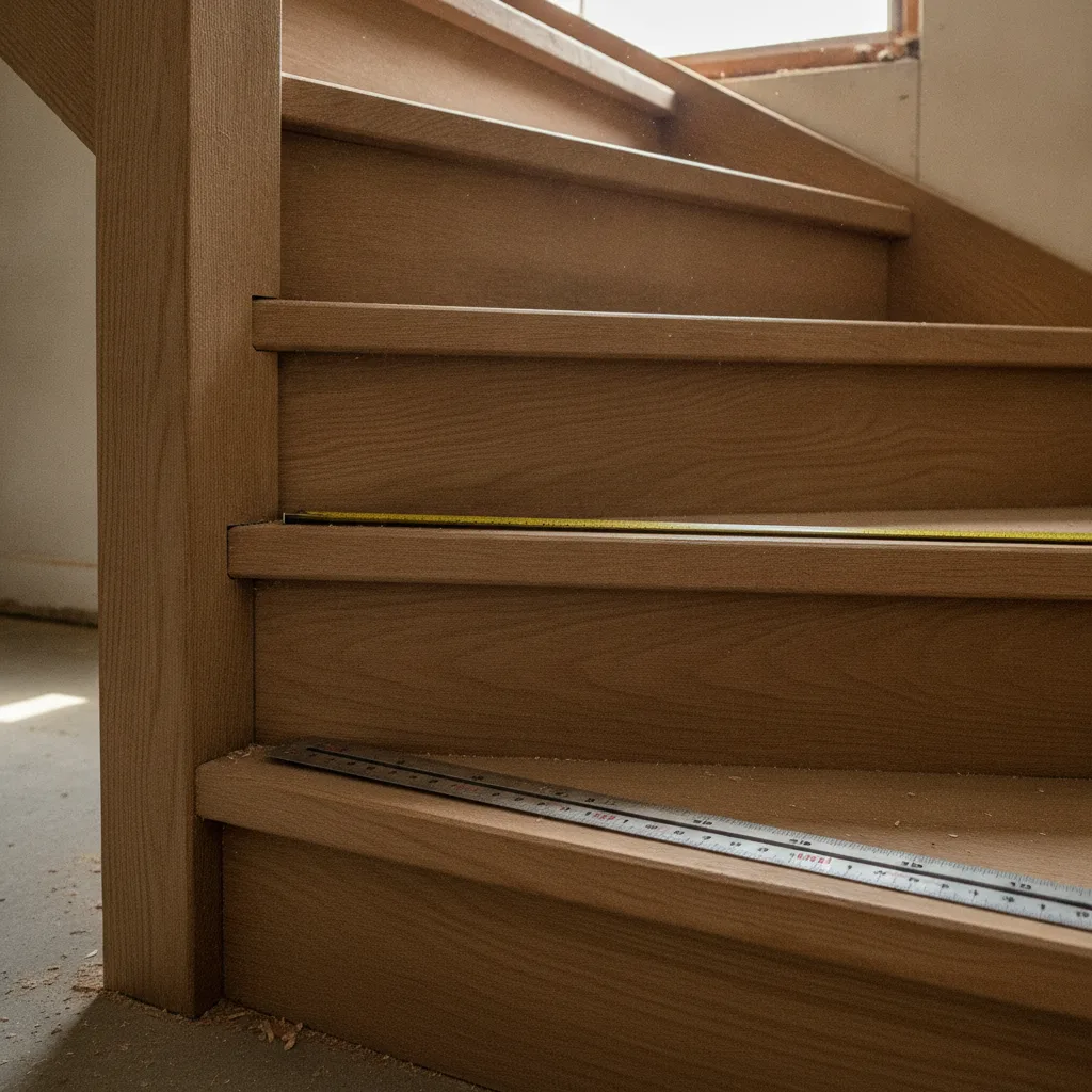 escalier quart tournant bois dimensions